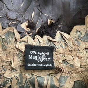 Origami magic scarf sleeveless top